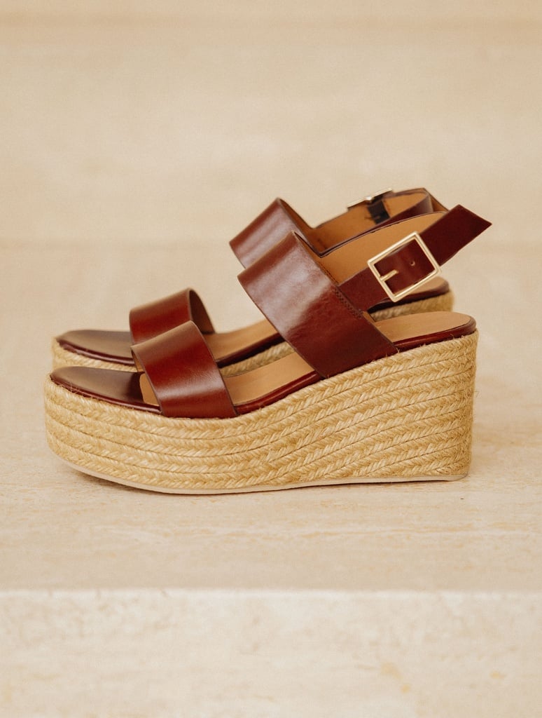 Sandales Compensées  : Théa - Chestnut