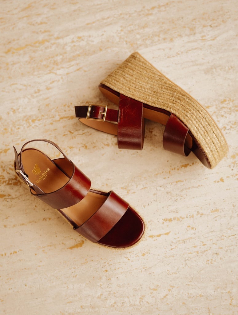 Sandales Compensées  : Théa - Chestnut