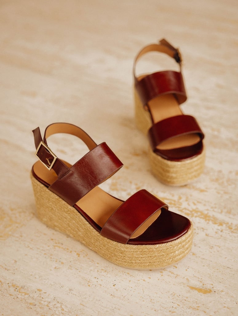 Sandales Compensées  : Théa - Chestnut