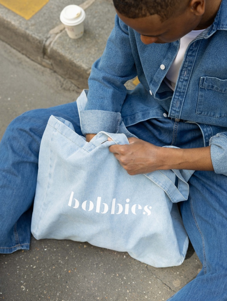 Tote Bags : Tote Bag - Light Wash