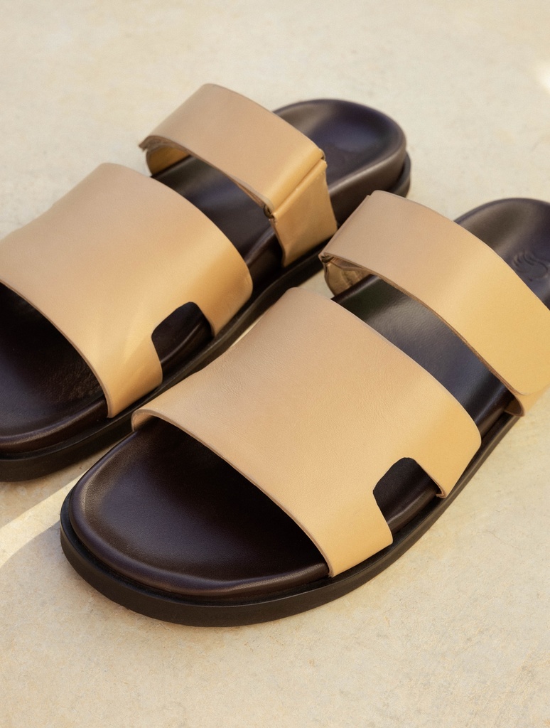 Sandals & Espadrilles : Barry - Biscuit