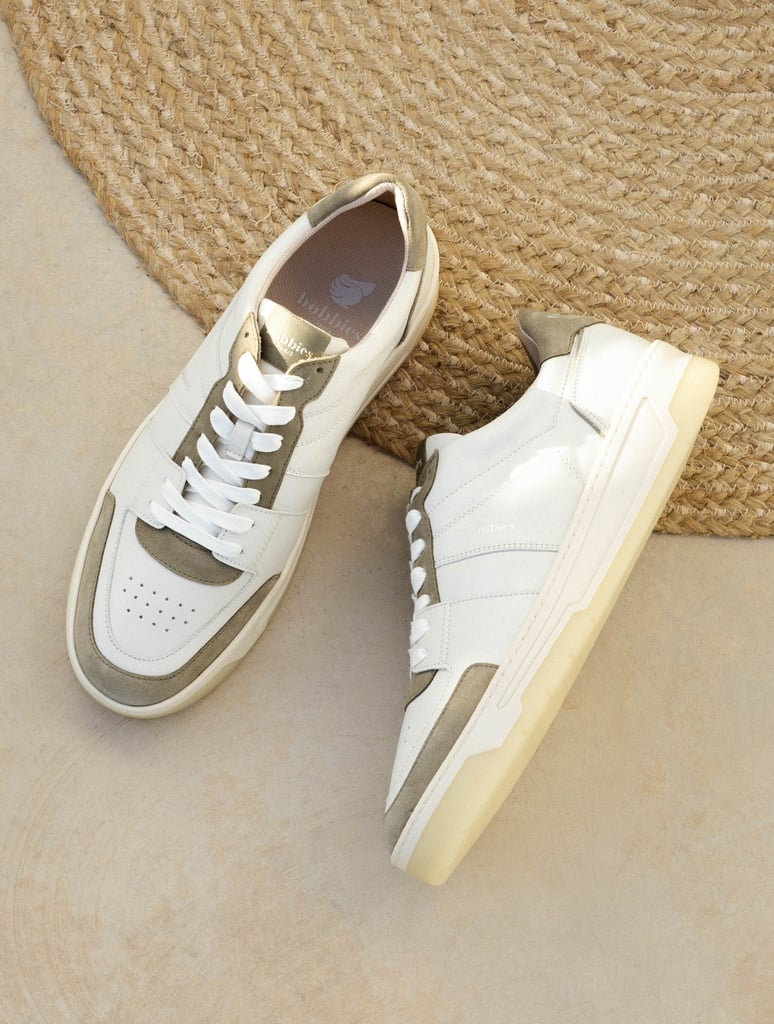 Sneakers : Cyrus - Off White & Ash Green