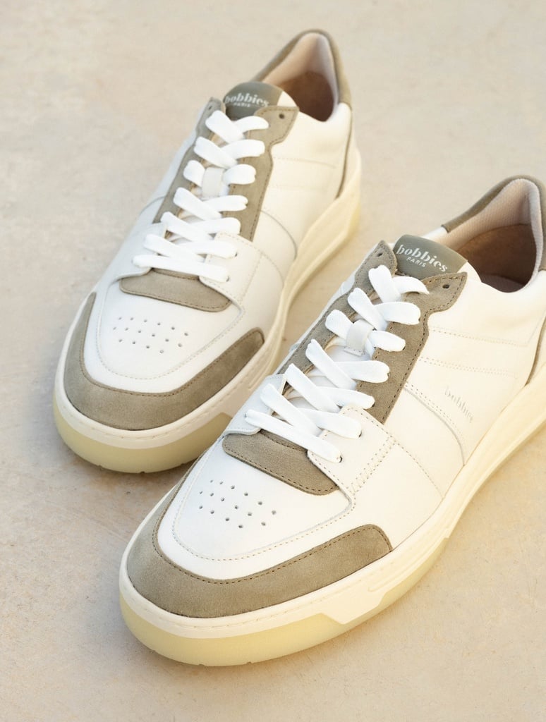 Sneakers : Cyrus - Off-White & Ash Green