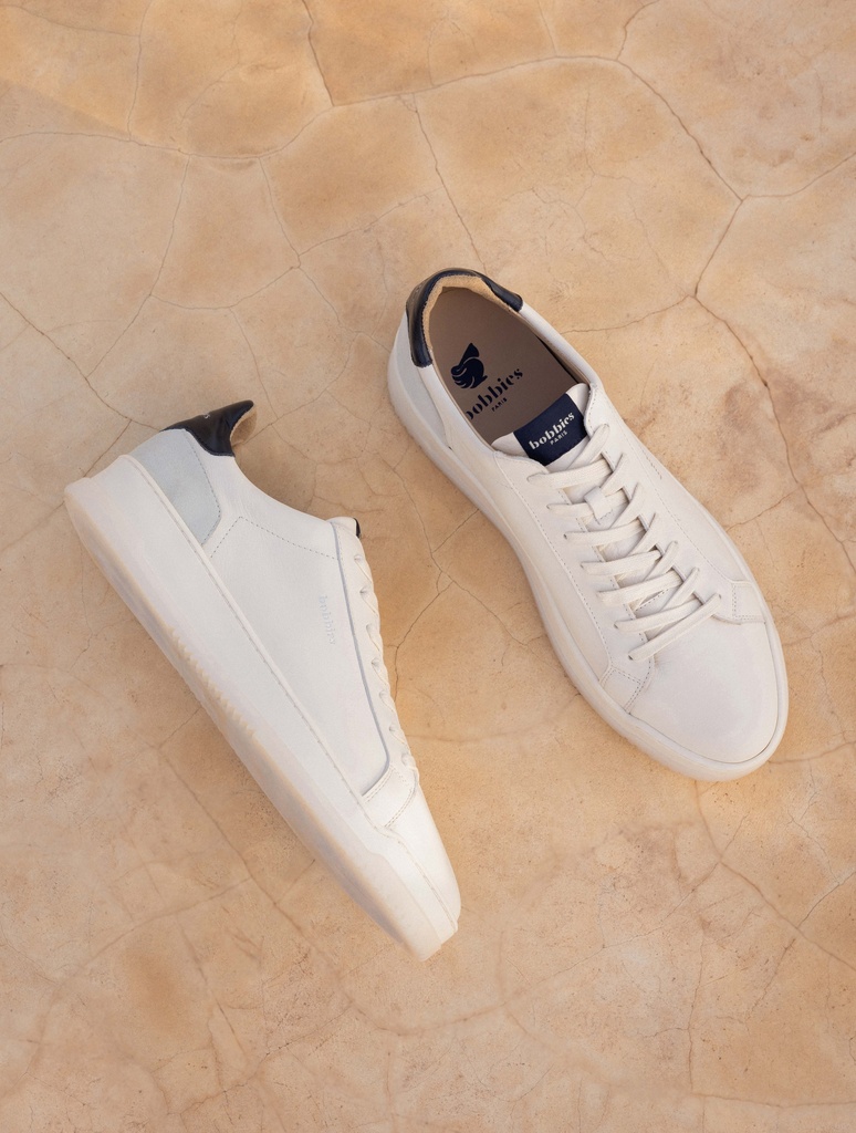 Baskets : Daniil - Cream & Midnight Blue