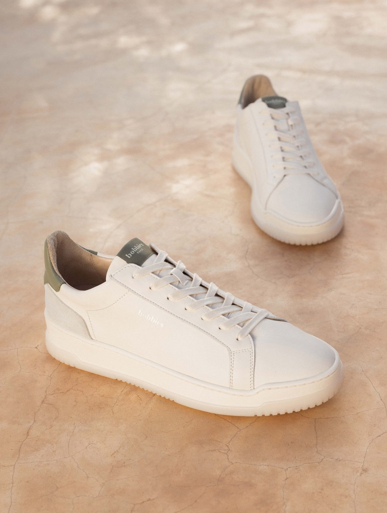 Sneakers : Daniil - Cream & Rosemary