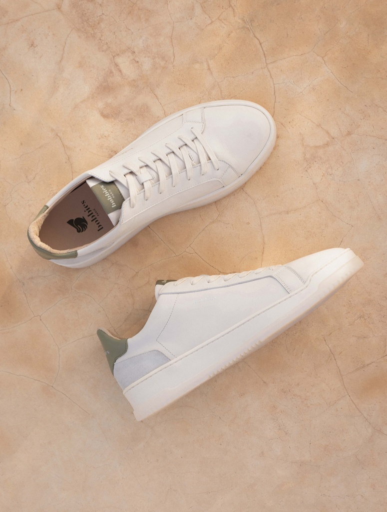 Sneakers : Daniil - Cream & Rosemary