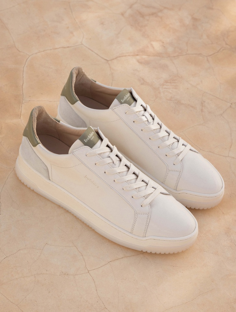 Sneakers : Daniil - Cream & Rosemary