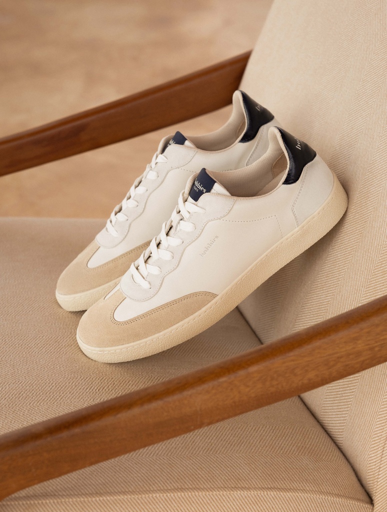 Sneakers : Jéri - Off White & Night Blue