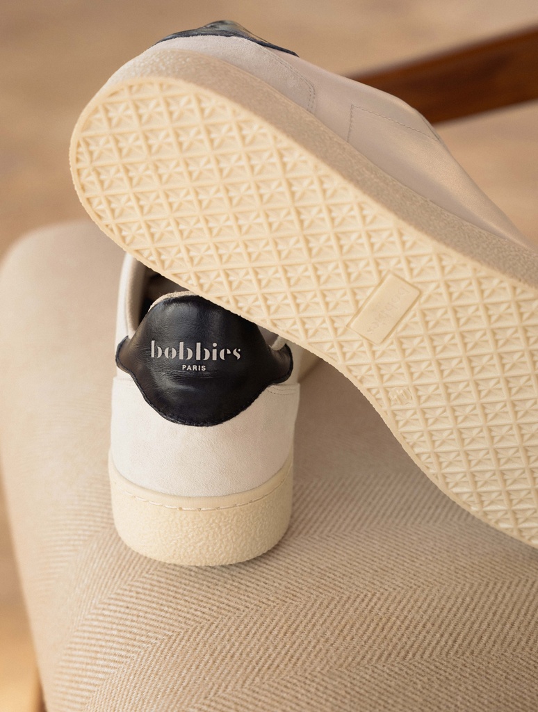 Sneakers : Jéri - Off White & Night Blue