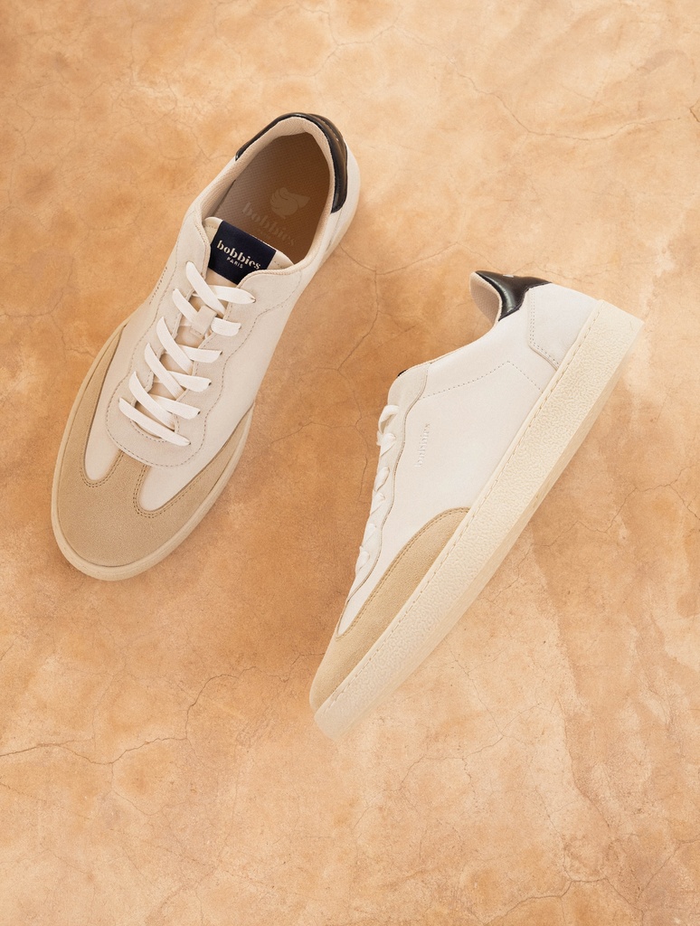 Sneakers : Jéri - Off White & Night Blue