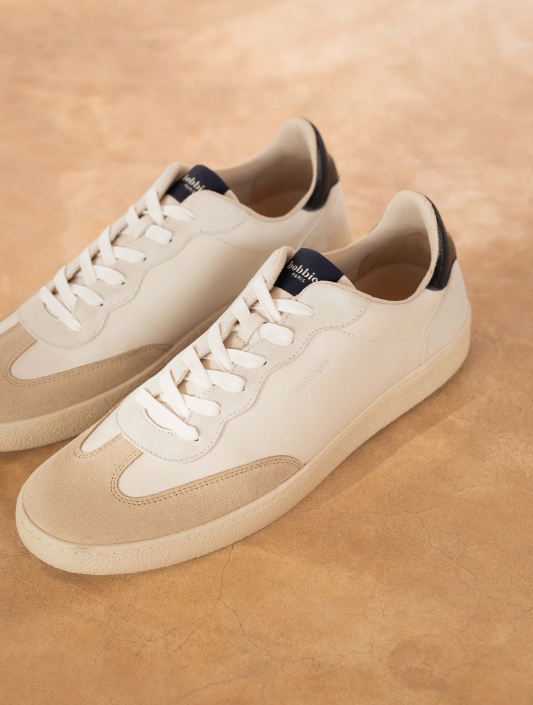 Sneakers : Jéri - Off White & Night Blue