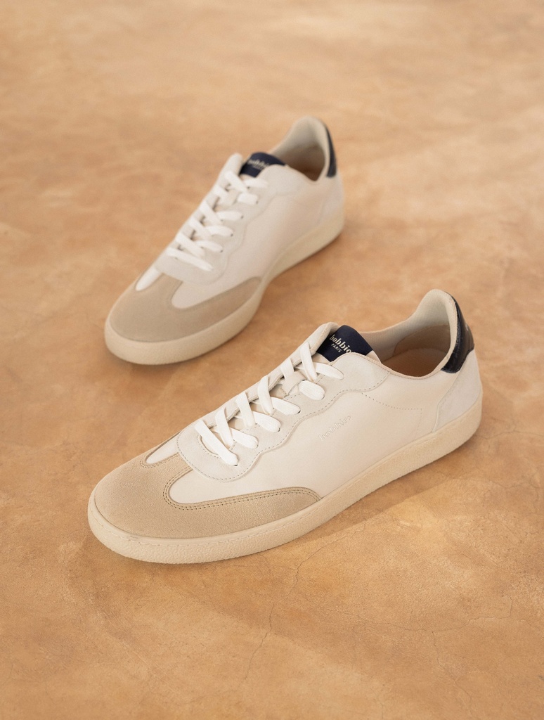 Sneakers : Jéri - Off White & Night Blue