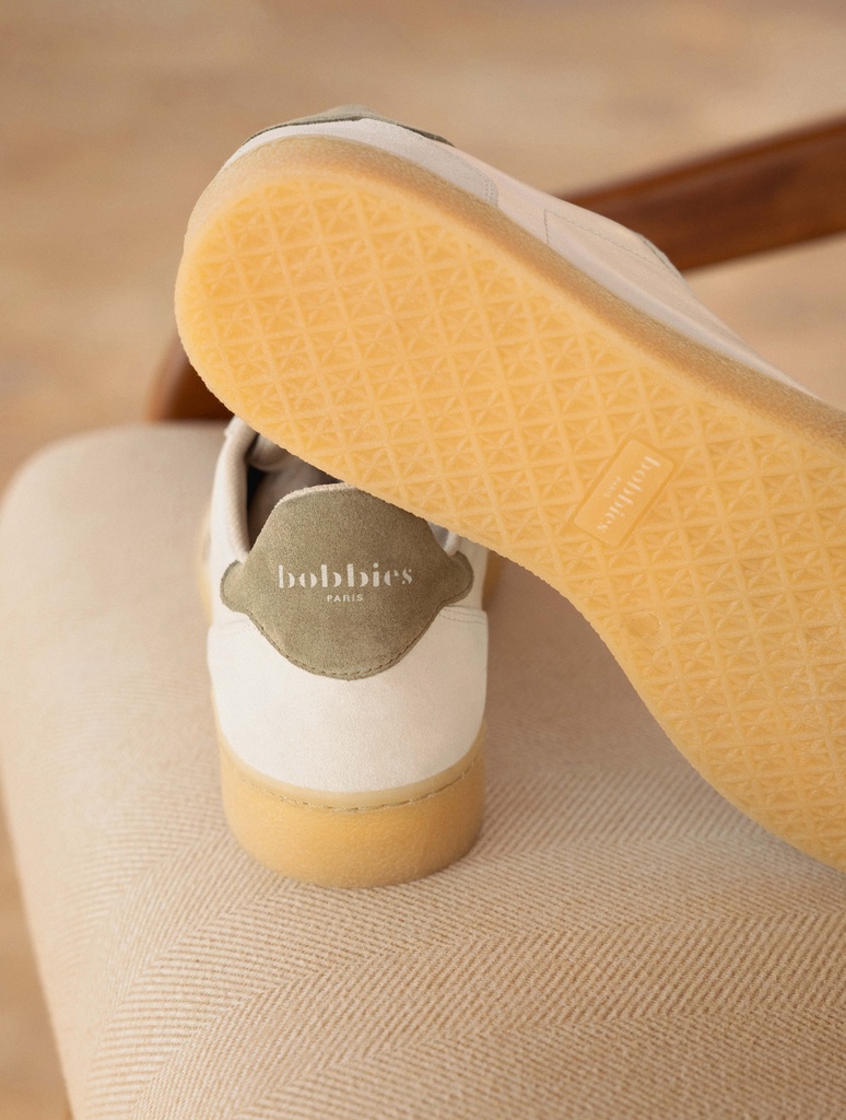 Sneakers : Jéri - Off White & Ash Green