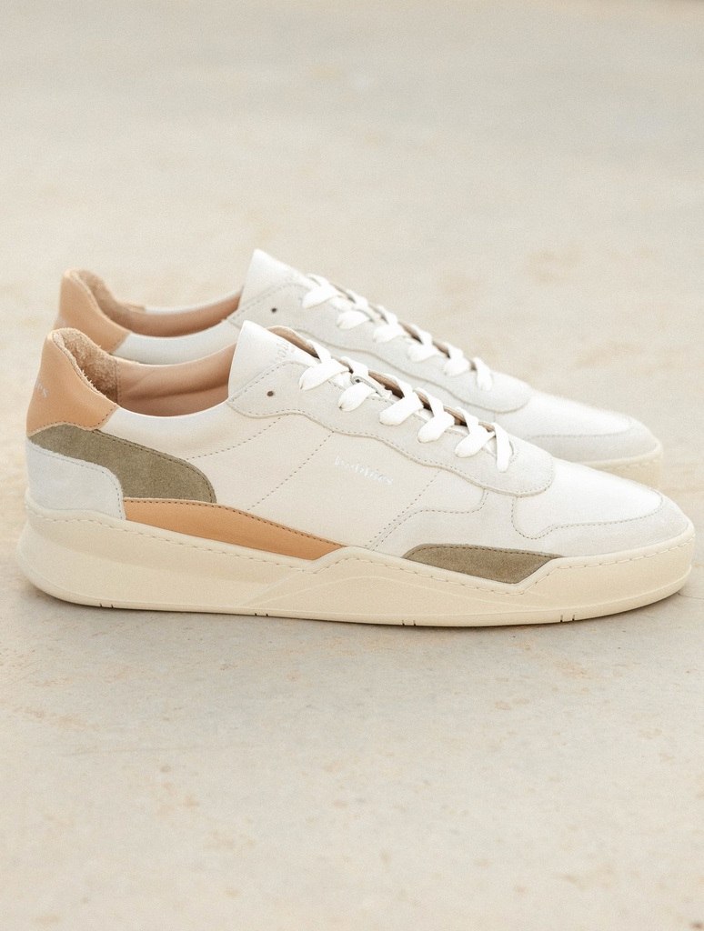Sneakers : Malibu - Off White - Toffee - Ash Green