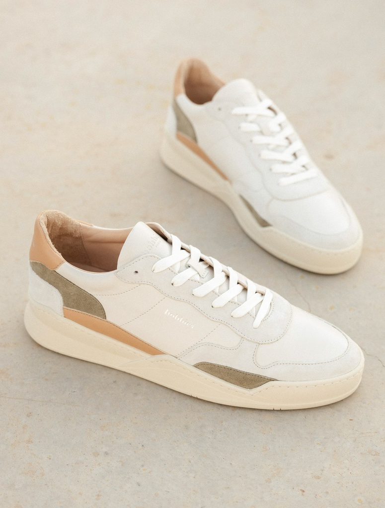 Sneakers : Malibu - Off White - Toffee - Ash Green