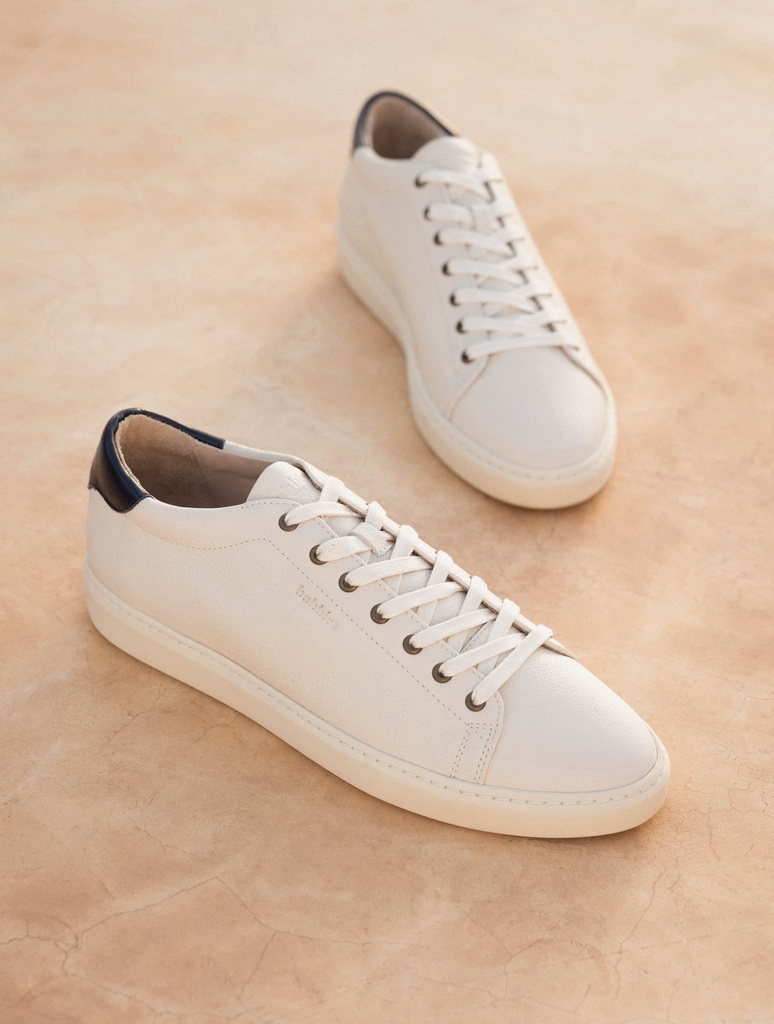 Sneakers : Montana - Foam & Bleu Nuit