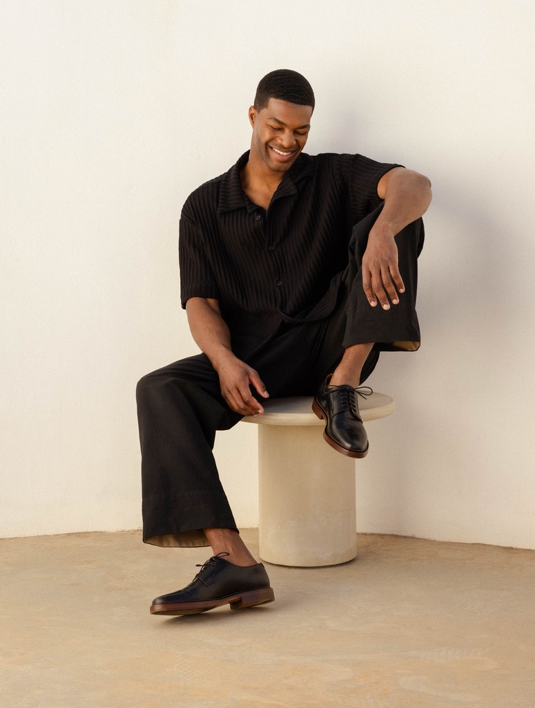 Derbys & Richelieu : Terrence - Intense Black