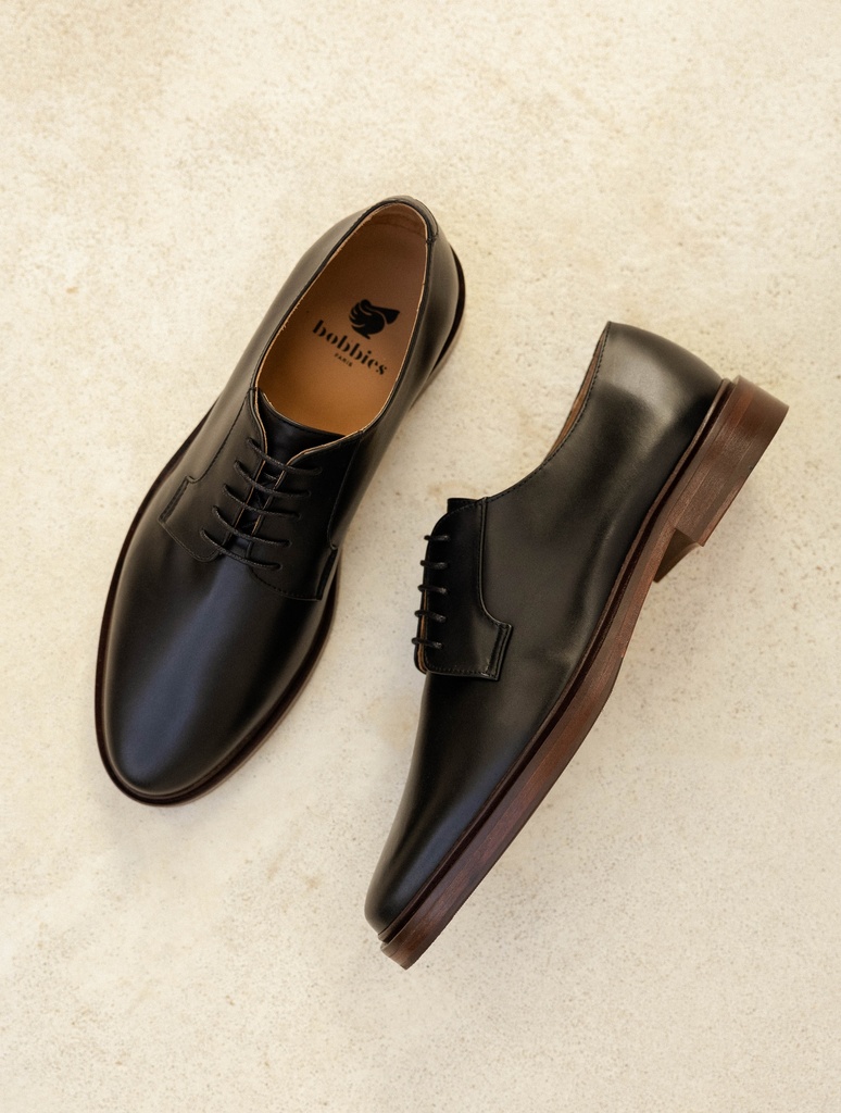 Derbys & Richelieu : Terrence - Intense Black