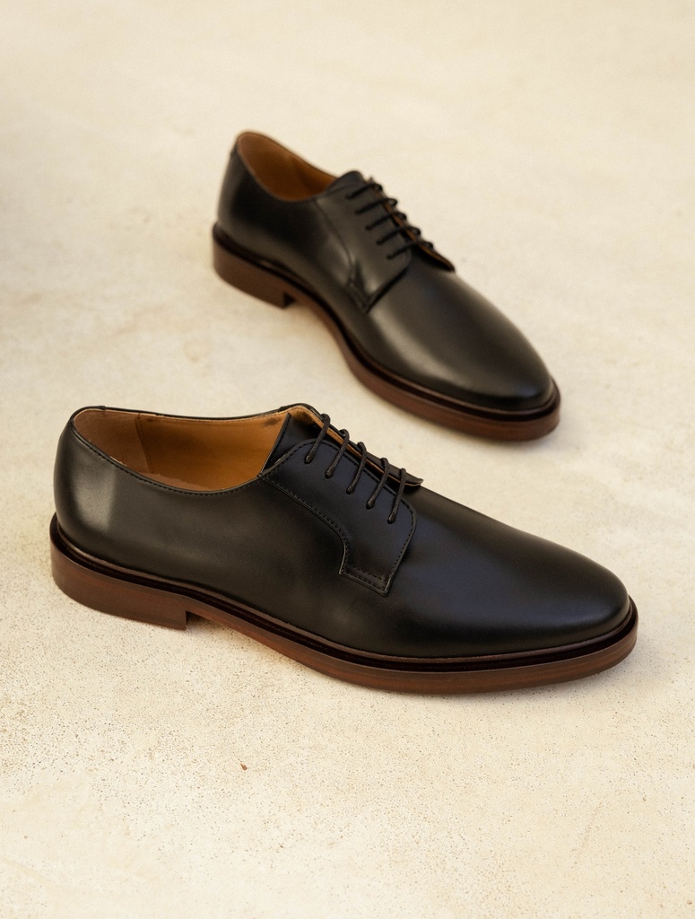 Derbys & Richelieu : Terrence - Intense Black