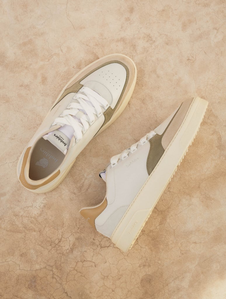 Sneakers : Thanassi - Off-White & Biscuit