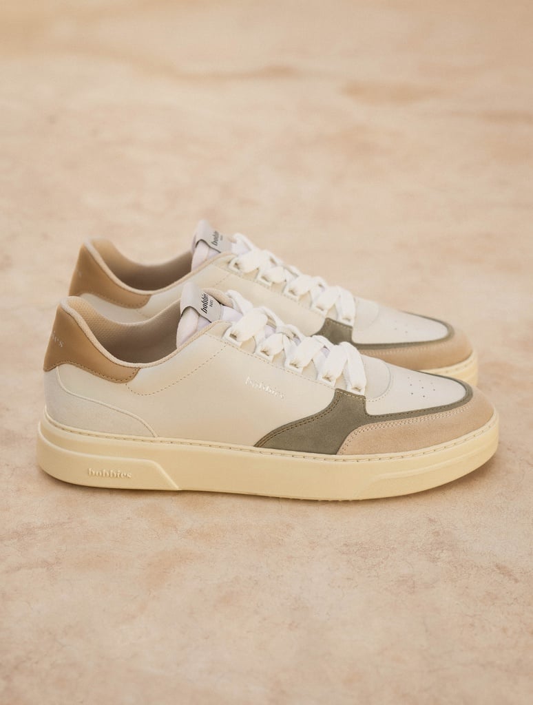 Sneakers : Thanassi - Off-White & Biscuit