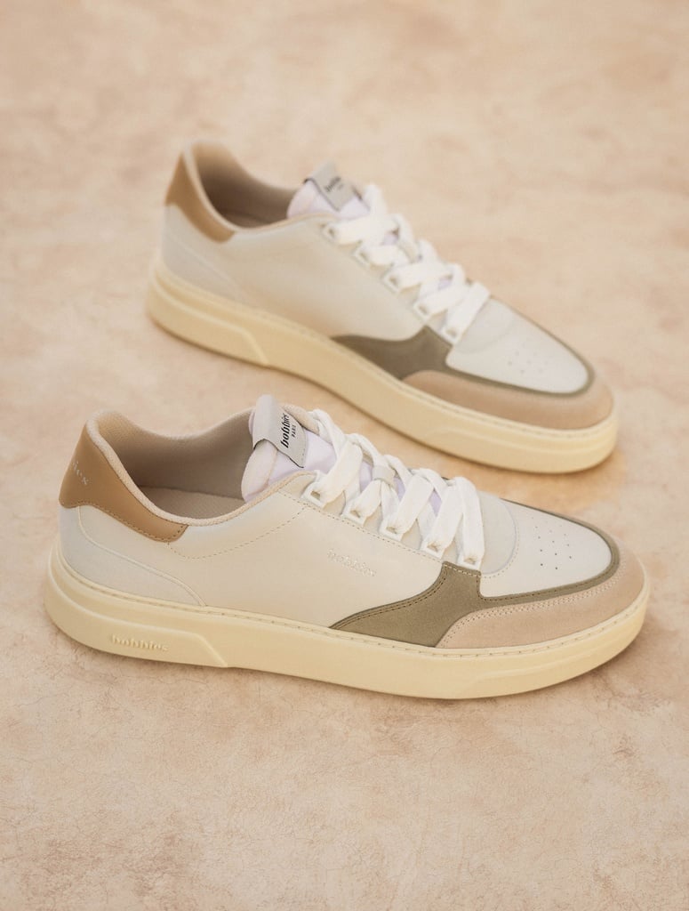 Sneakers : Thanassi - Off-White & Biscuit