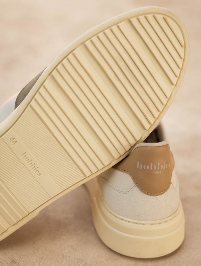 Sneakers : Thanassi - Off-White & Biscuit