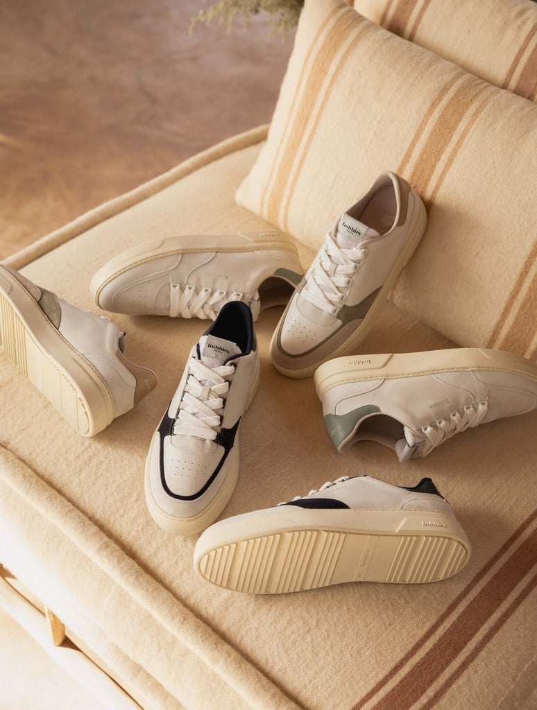 Sneakers : Thanassi - Off-White & Biscuit