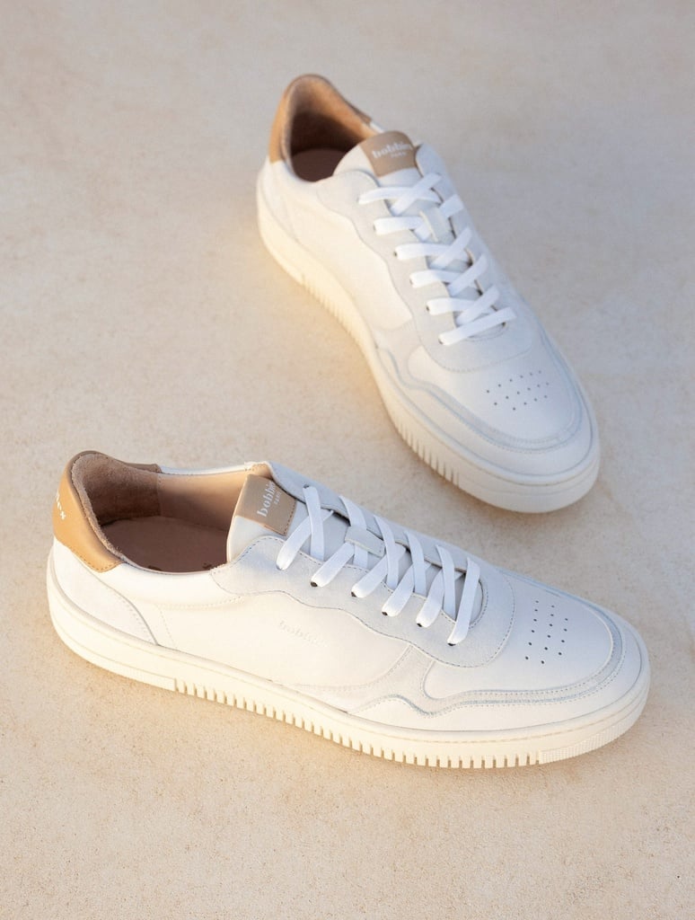 Baskets : Travis - Blanc Cassé & Biscuit