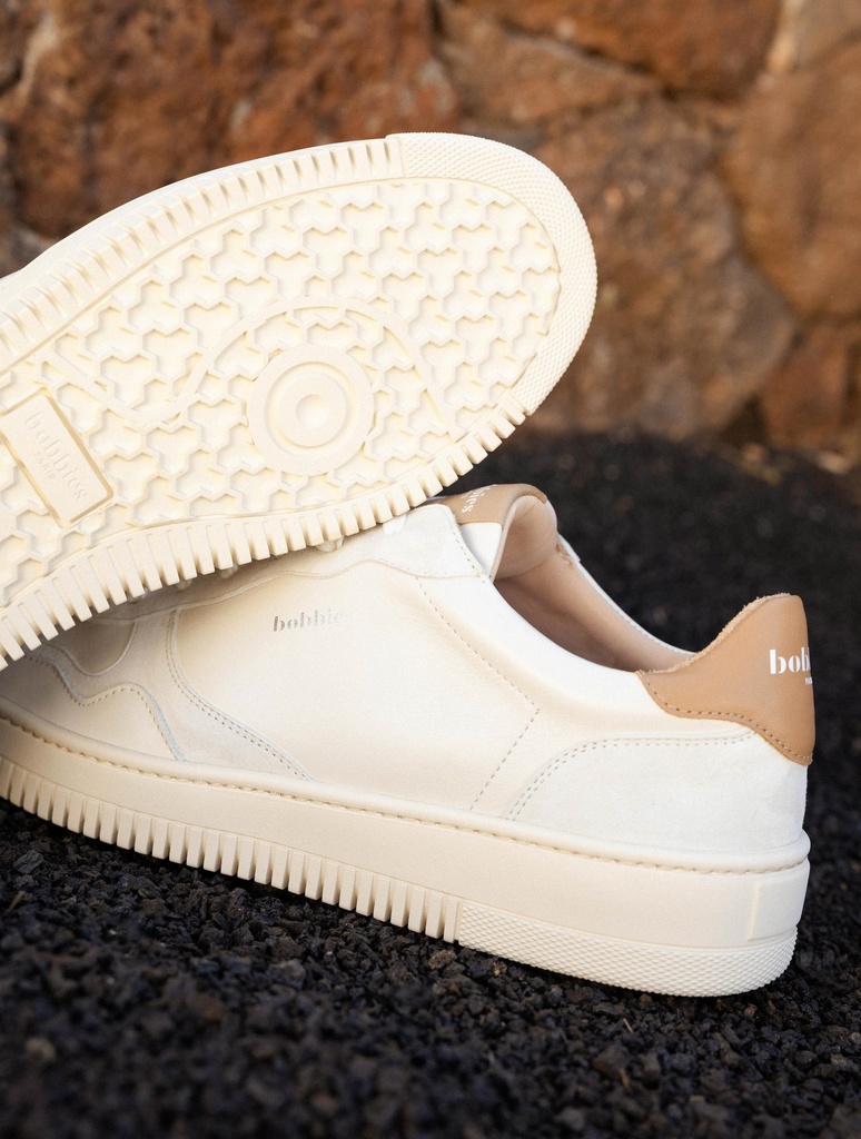 Sneakers : Travis - Off White & Biscuit