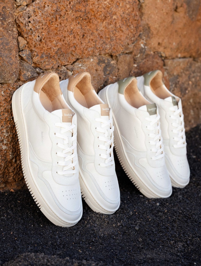 Sneakers : Travis - Off White & Biscuit