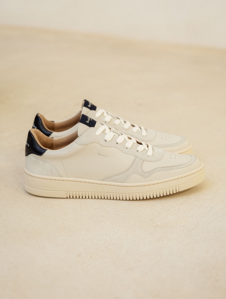 Sneakers : Travis - Off White & Night Blue