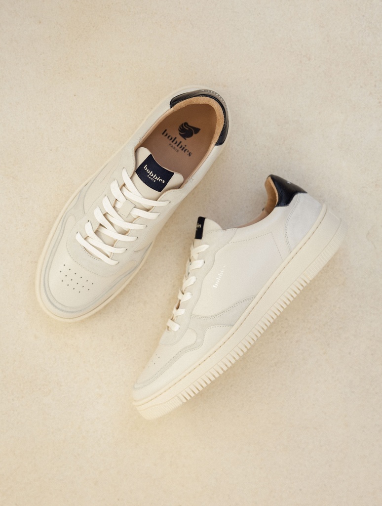 Sneakers : Travis - Off White & Night Blue