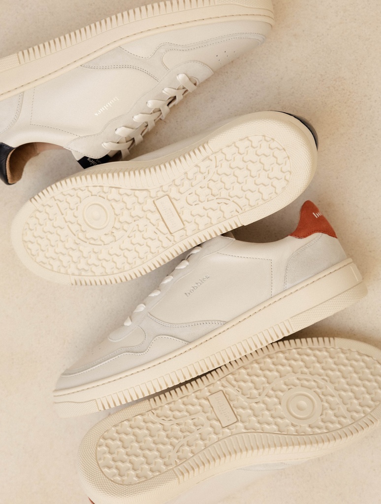 Sneakers : Travis - Off White & Night Blue