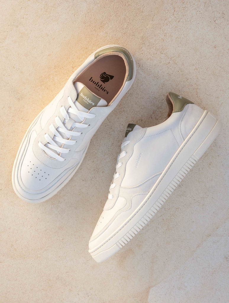 Sneakers : Travis - Off White & Rosemary