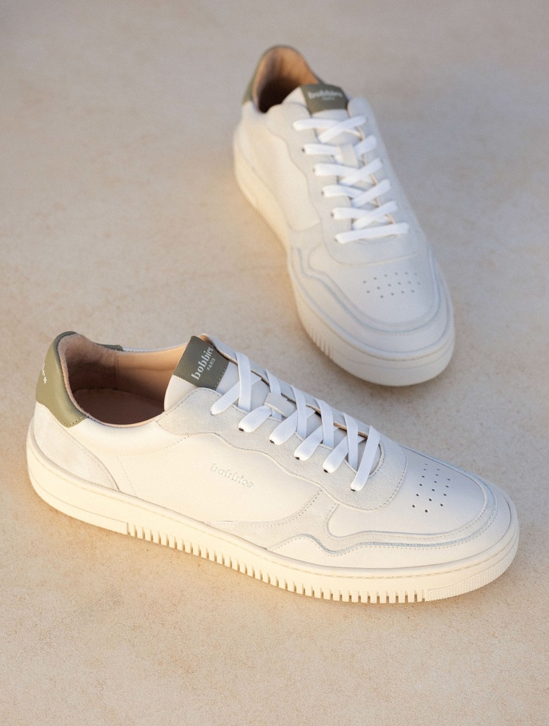 Sneakers : Travis - Off White & Rosemary