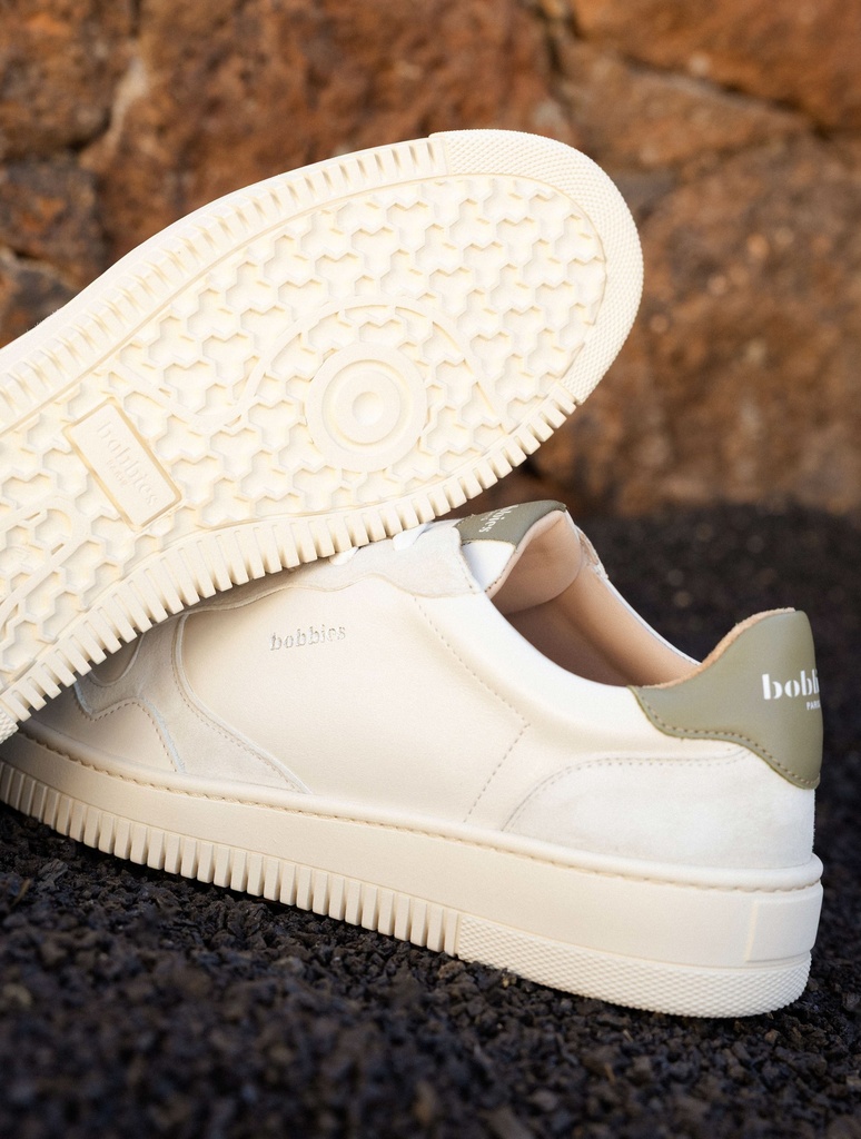 Sneakers : Travis - Off White & Rosemary