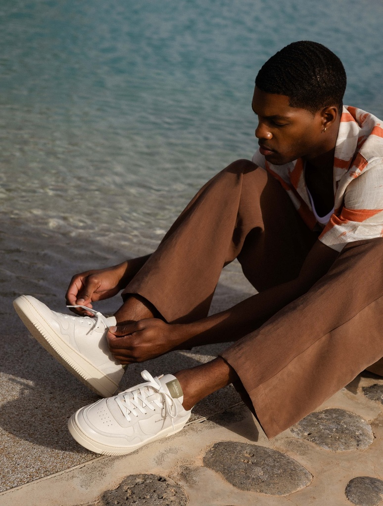 Sneakers : Travis - Off White & Rosemary