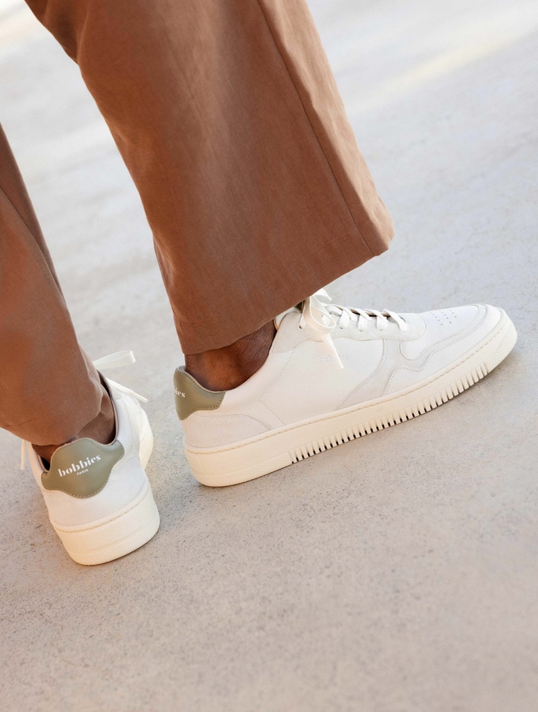 Sneakers : Travis - Off White & Rosemary