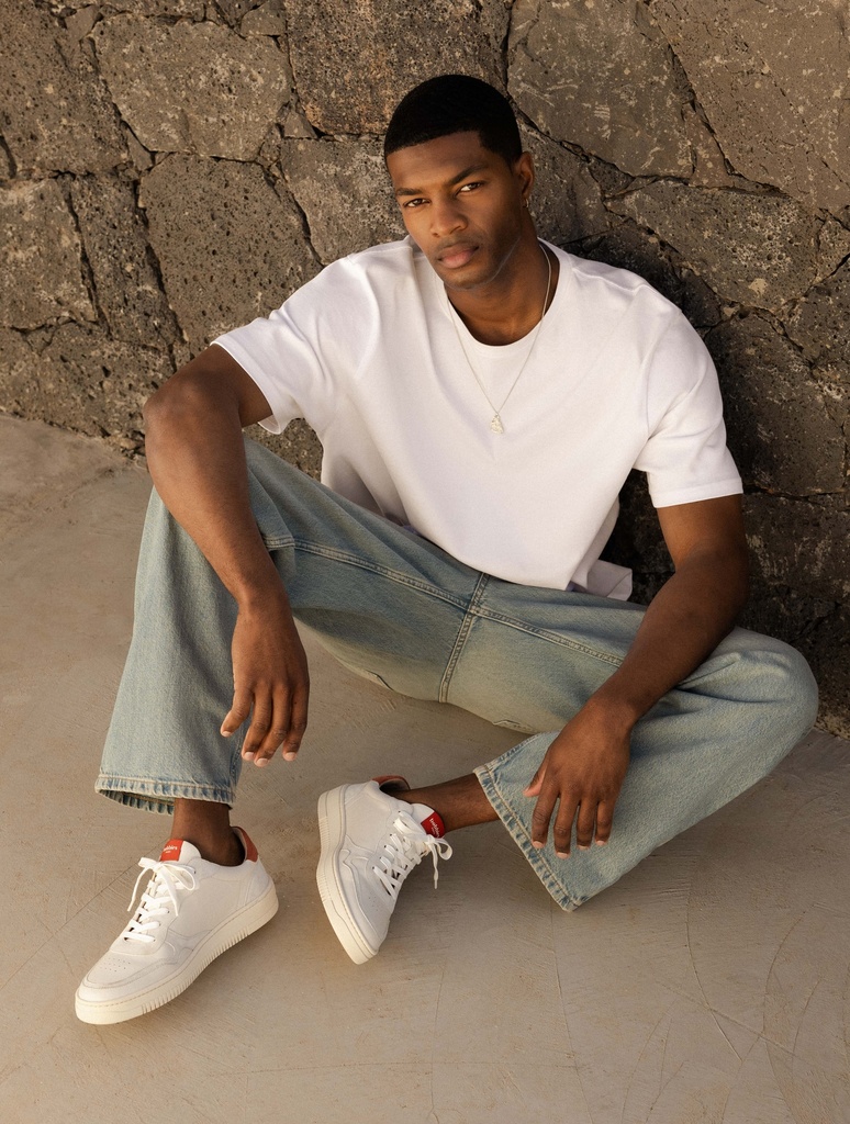 Baskets : Travis - Off White & Spice