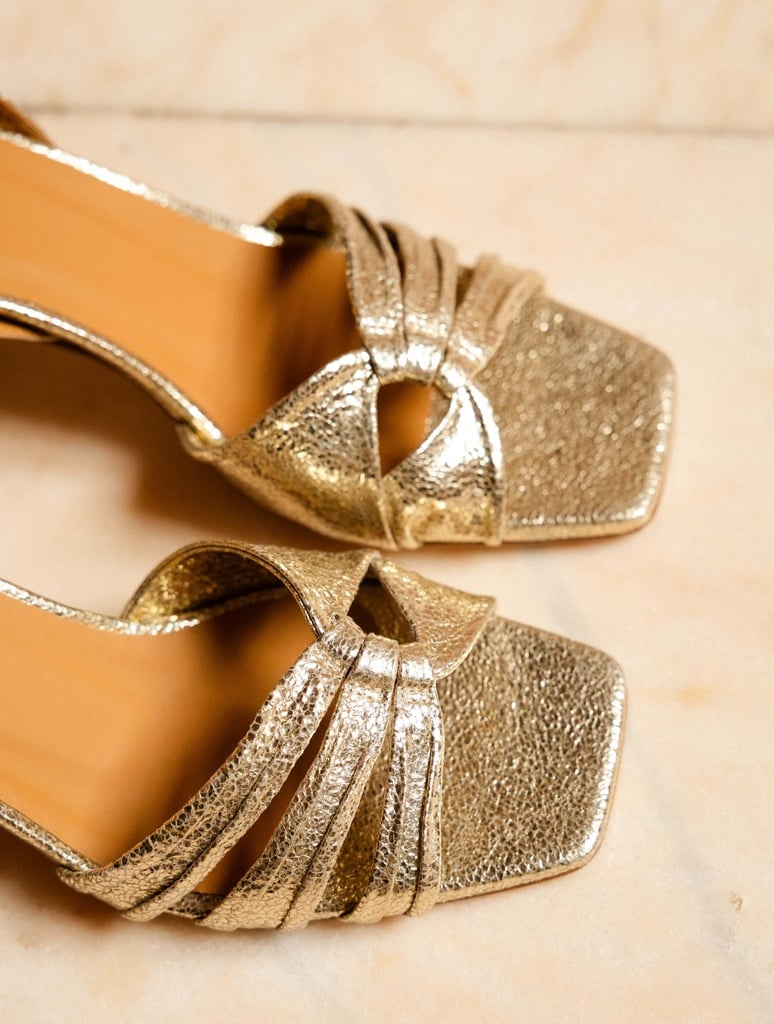 Pumps & Mary Janes : Angelina - Champagne Gold