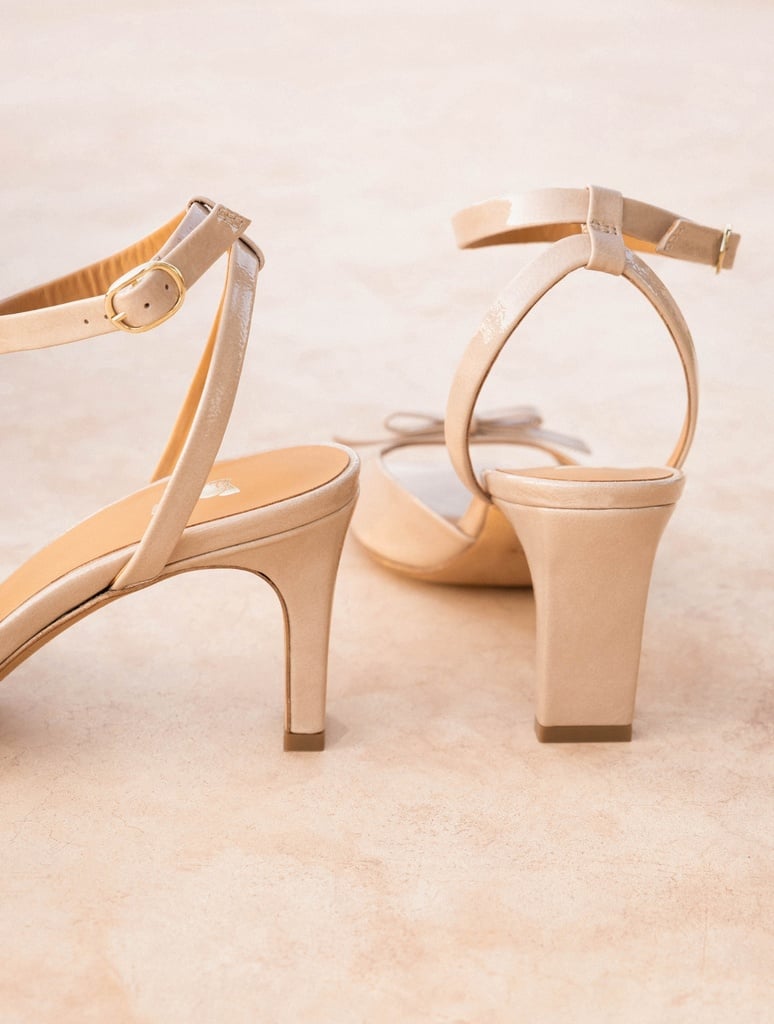 Sandales à Talons : Amina - Latté Beige