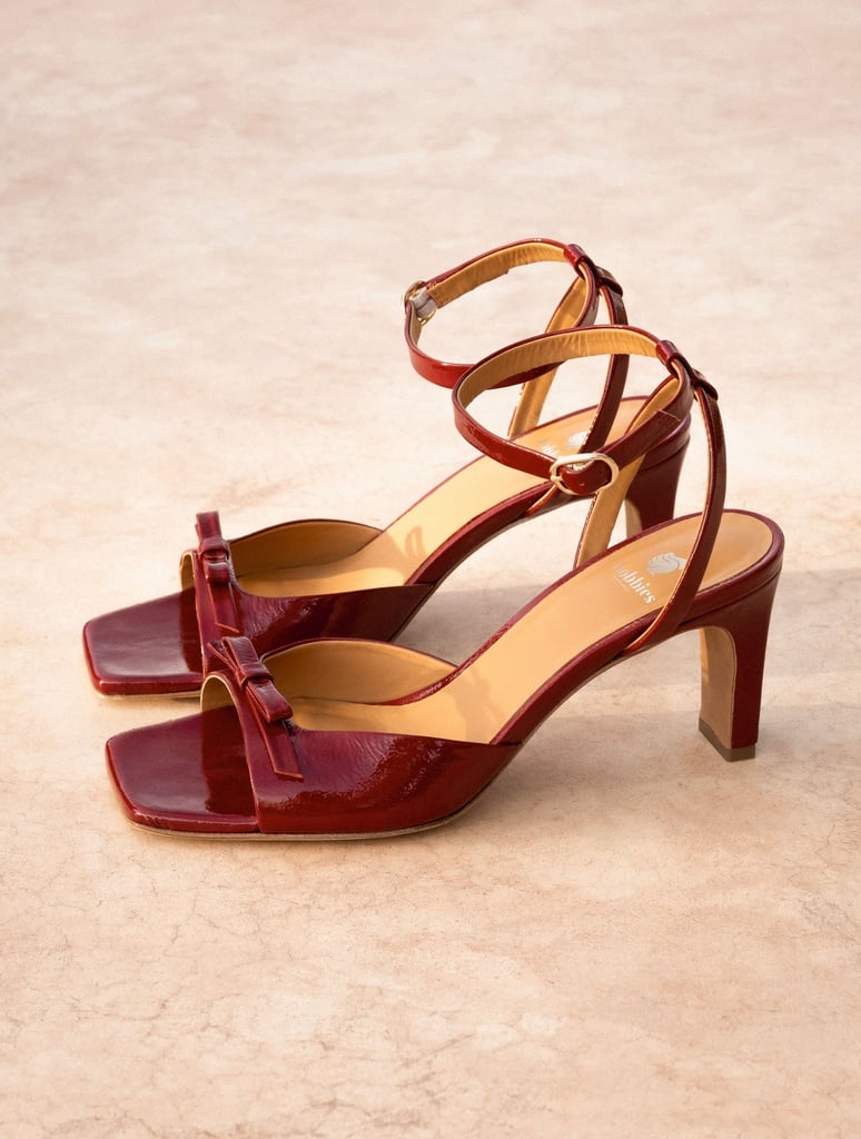 Sandales à Talons : Amina - Cherry Gloss