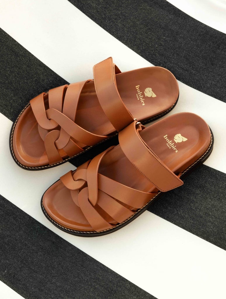 Flache Sandalen : Atlas - Camel