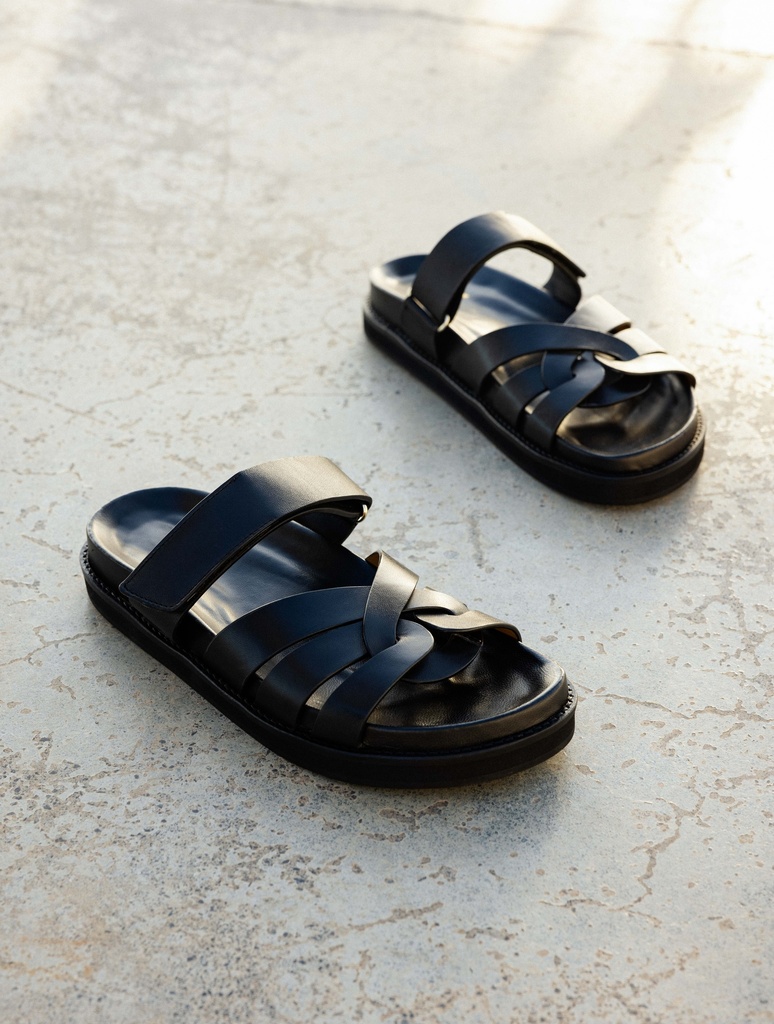 Sandalias Planas : Atlas - Passion Black