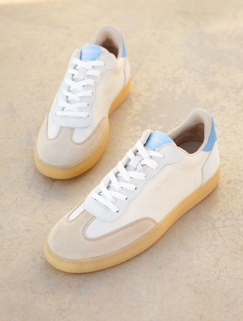 Sneakers : Bahia - Off White & Cyclades Blue