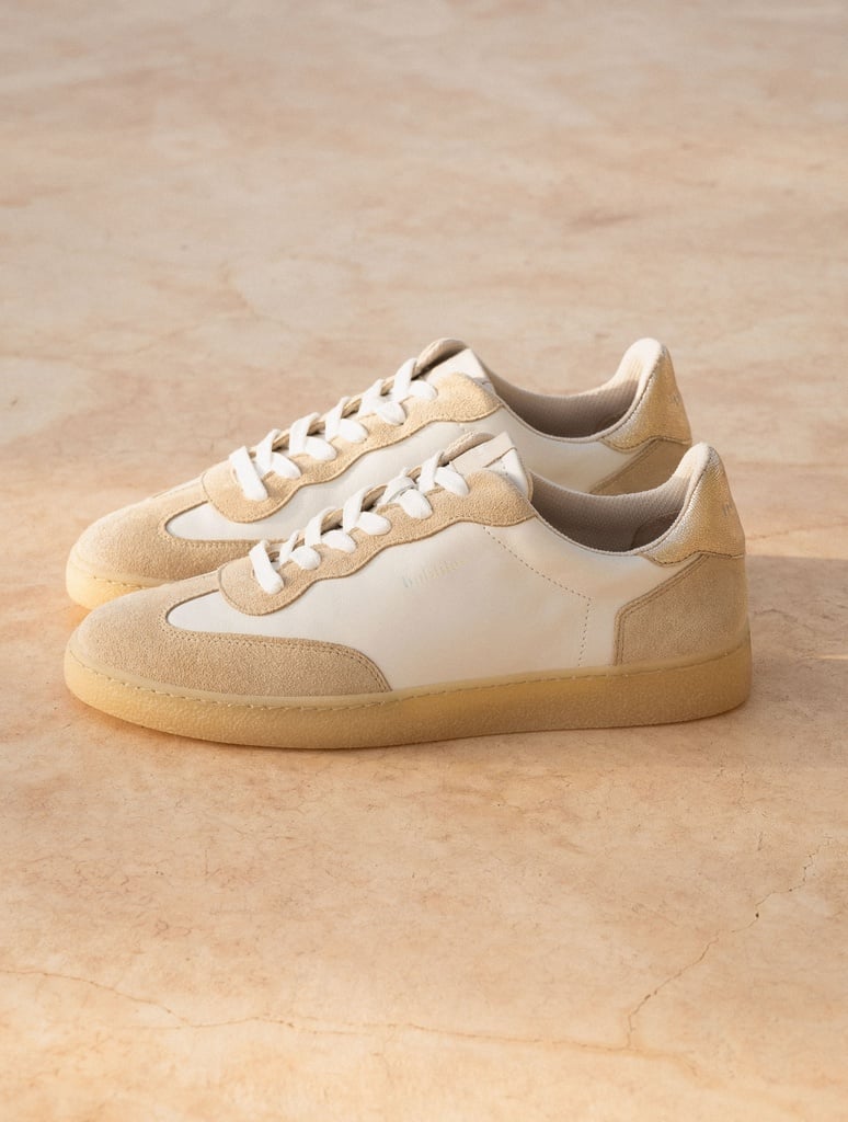 Sneakers : Bahia - Off White & Iridescent Champagne