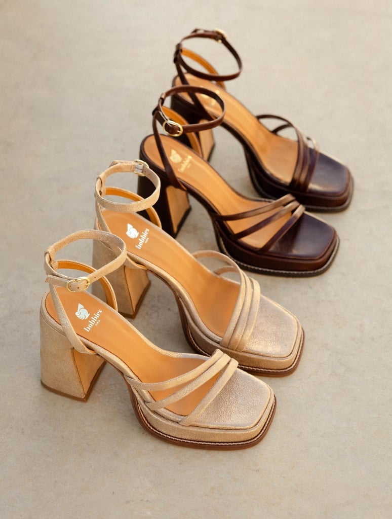 Heeled Sandals : Bella - Egyptian Gold