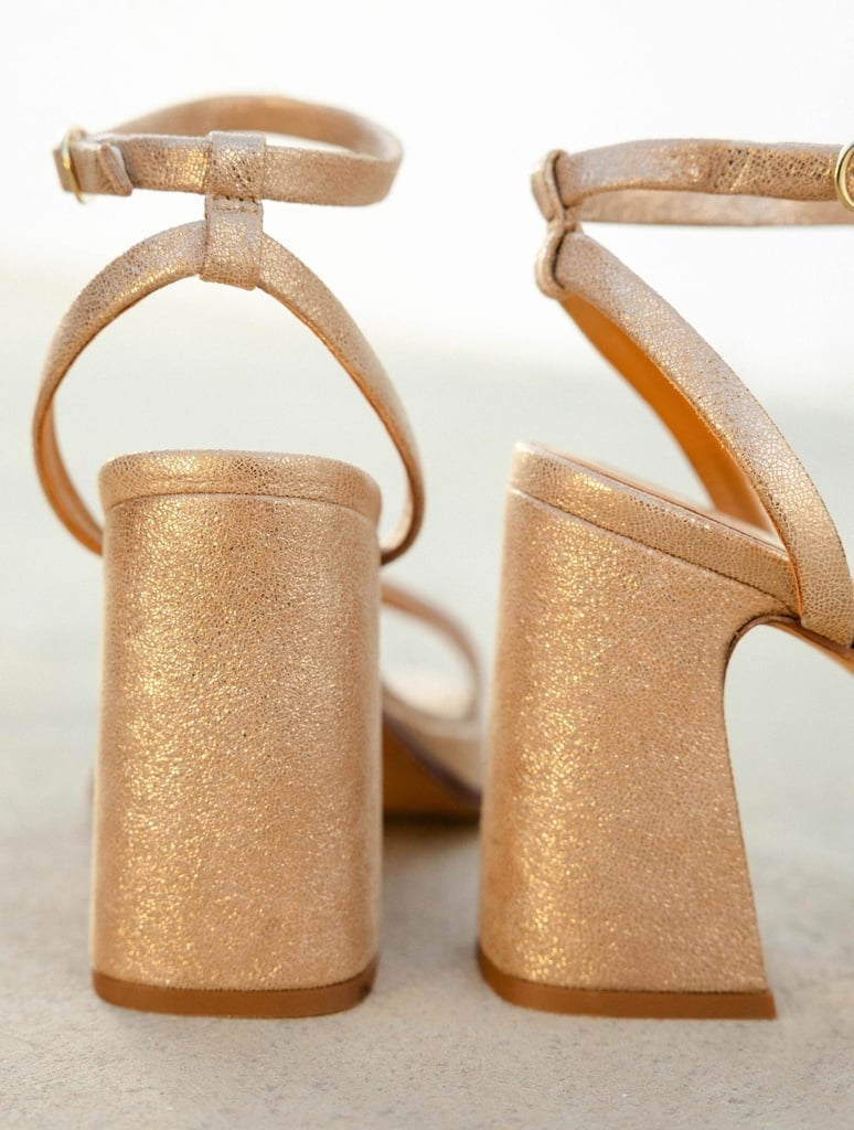 Heeled Sandals : Bella - Egyptian Gold