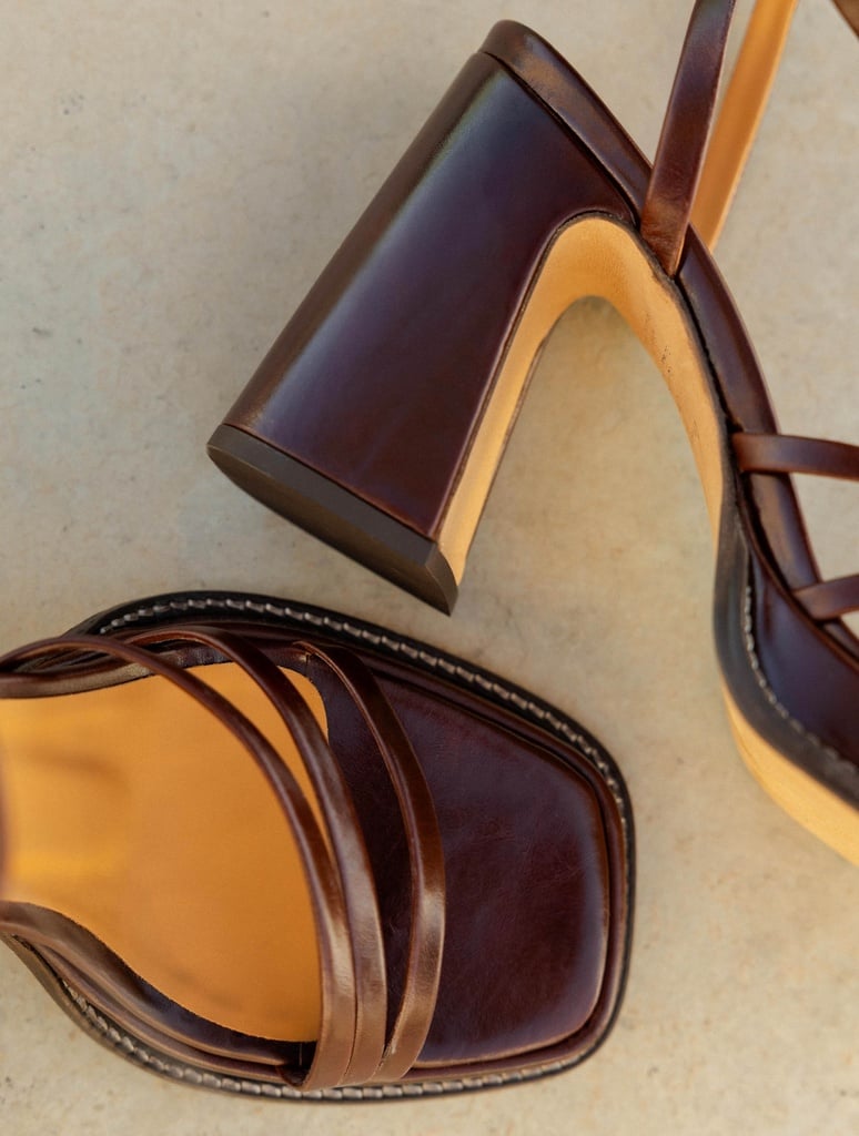 Heeled Sandals : Bella - Brownie